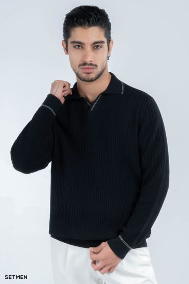 بافت مردانه یقه هفت اولد مانی