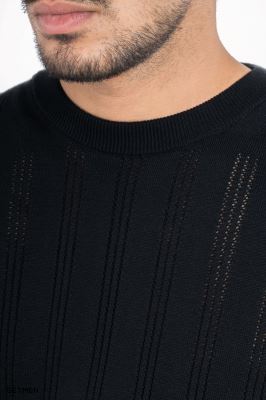 بافت مردانه یقه گرد کلاسیک