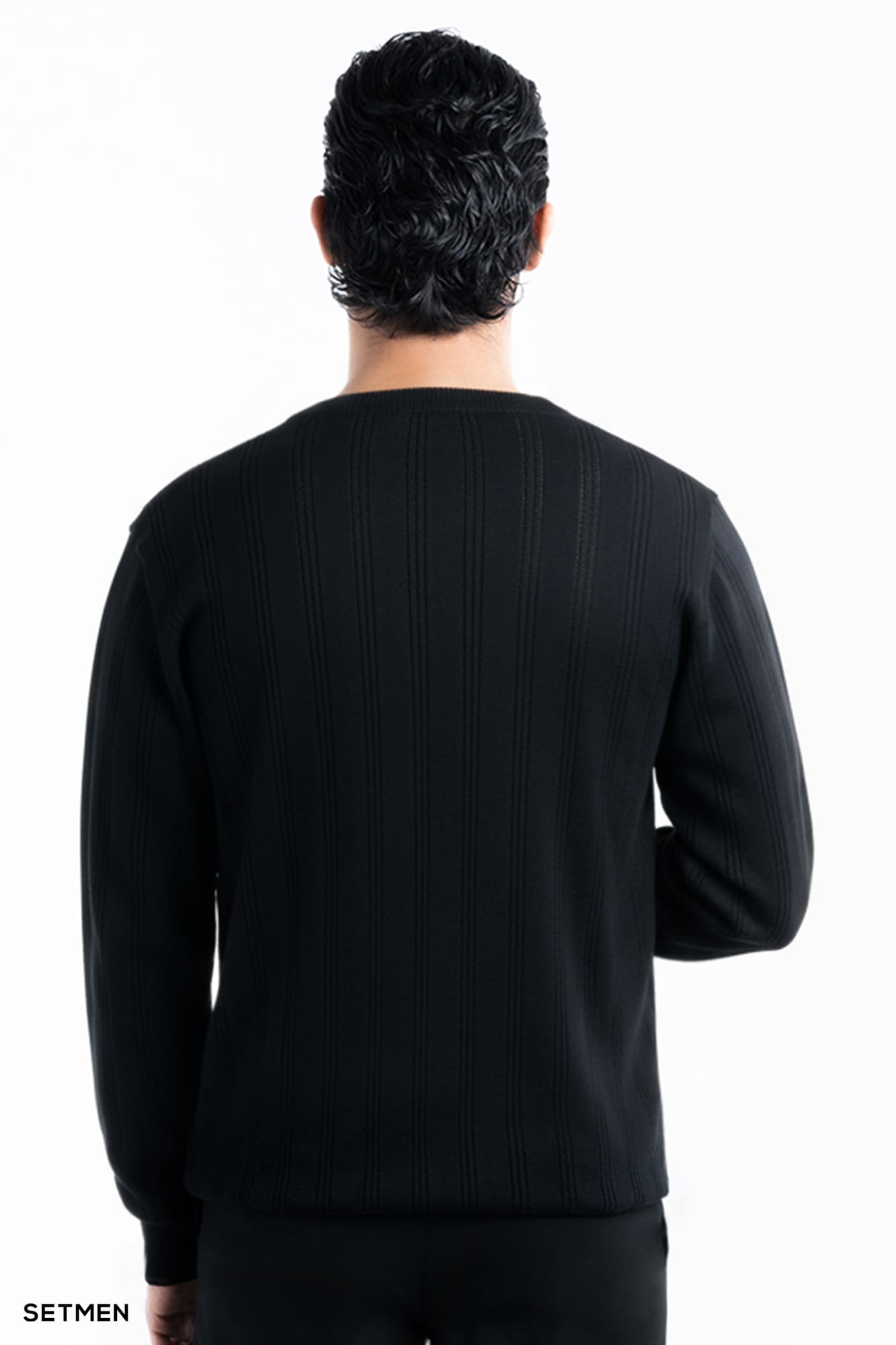 بافت مردانه یقه گرد کلاسیک