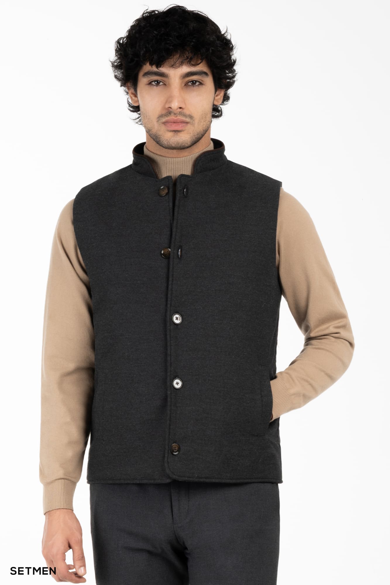 ژیله مردانه دکمه دار