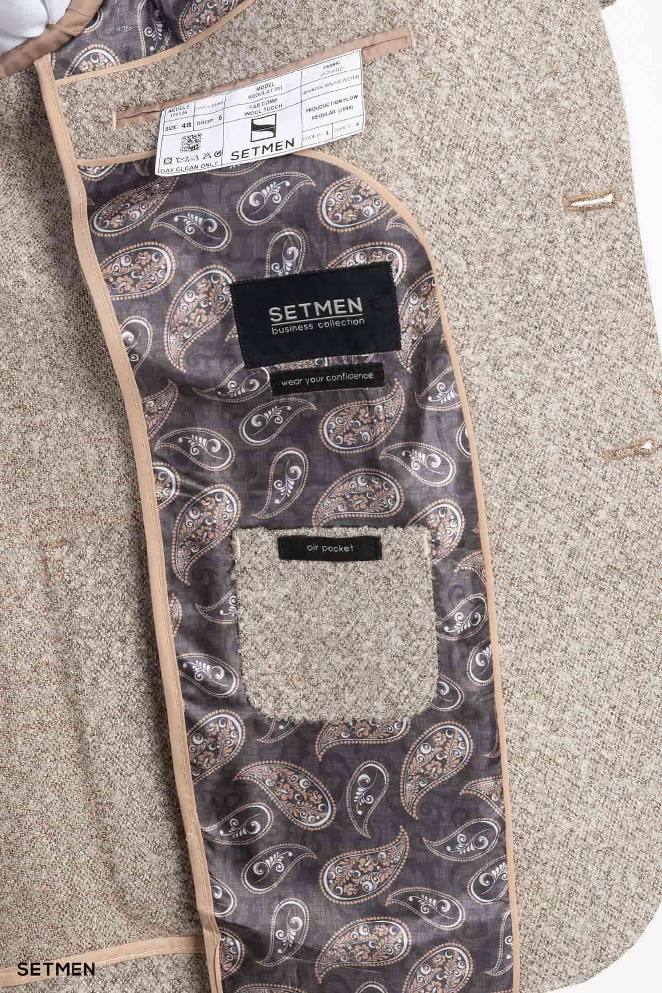 کت تک مردانه پشمی