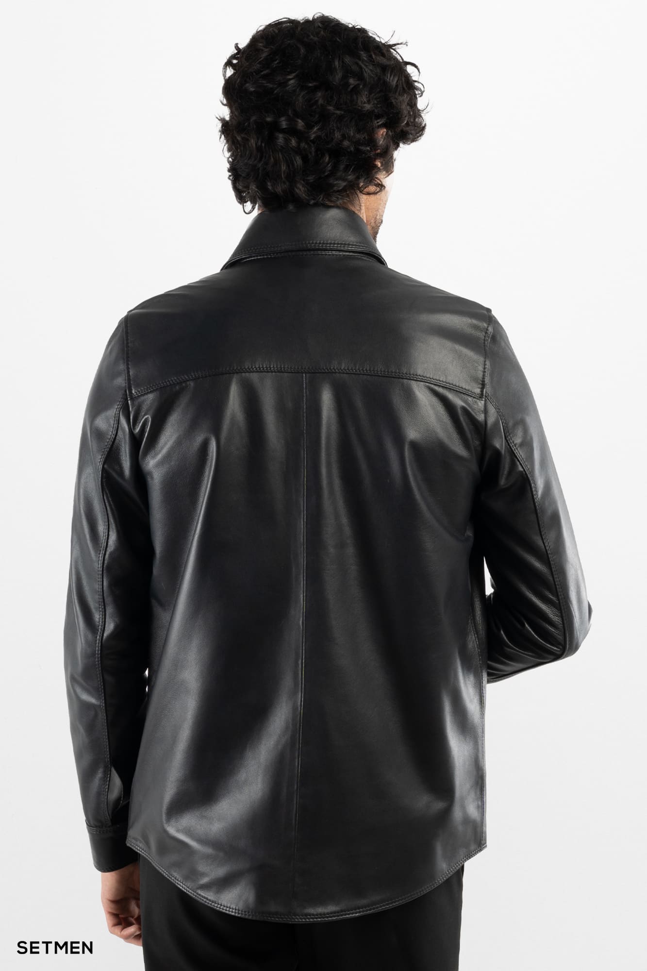 کاپشن مردانه چرم طبیعی