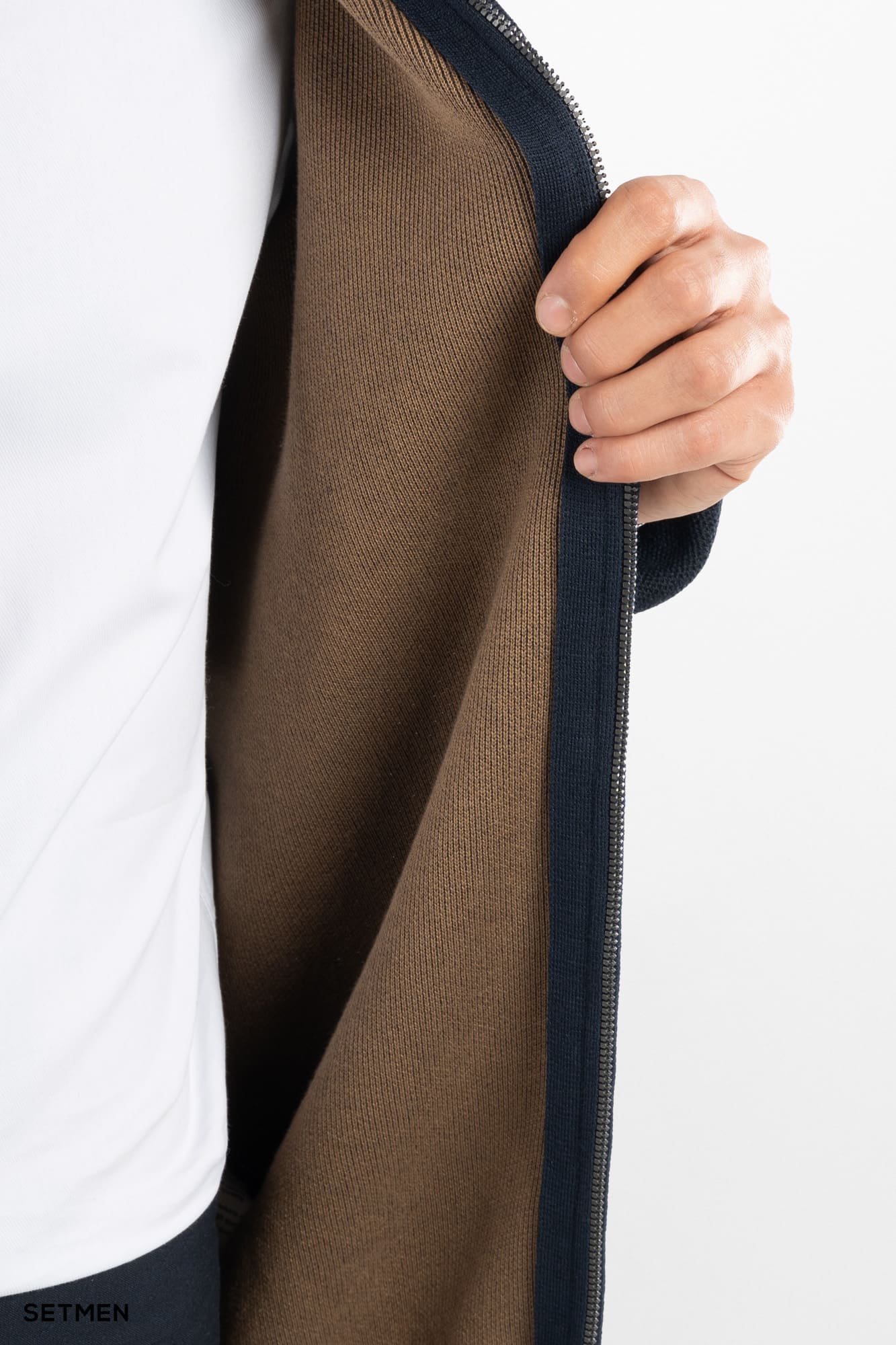 بافت مردانه تمام زیپ