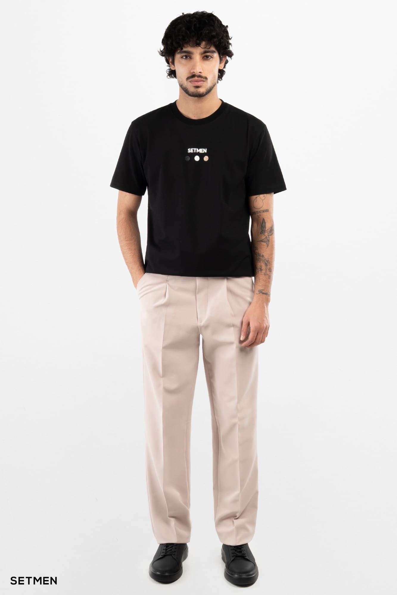 تیشرت مردانه ست من طرح توپ تنیس/ پدل