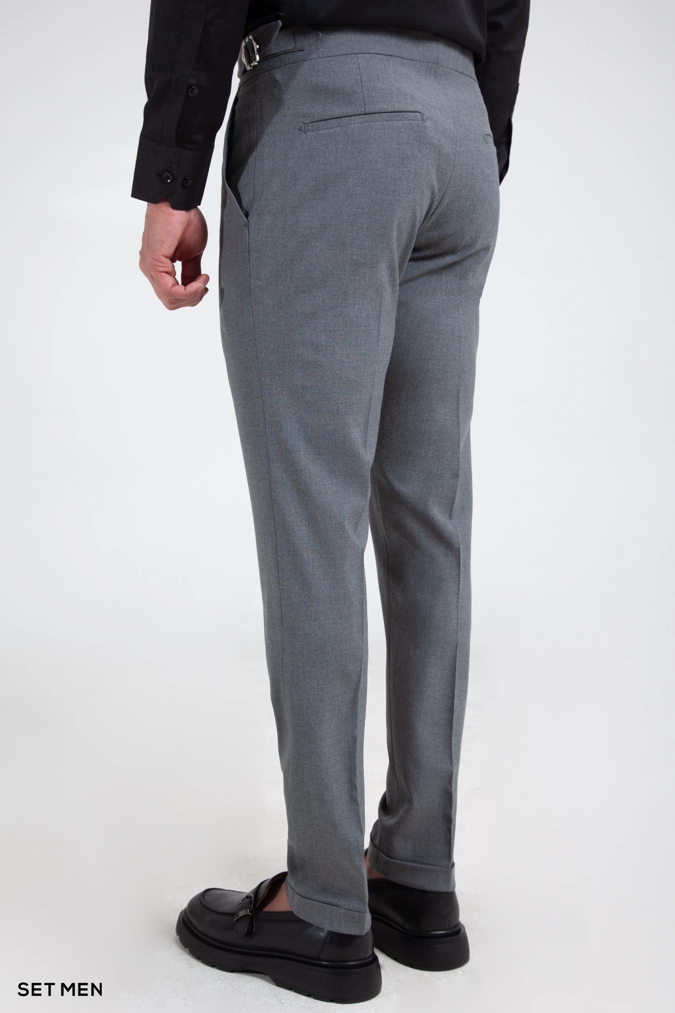 شلوار پارچه ای مردانه کمر پهن ایتالیایی